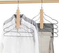 hangers saving clothes 360°rotation hook slip trouser logo