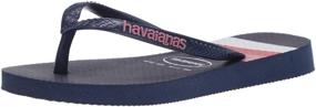 img 4 attached to 👦 Стильные детские сандалии Havaianas Kids Colorblock для модных маленьких мальчиков