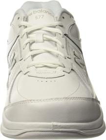 img 3 attached to Men's Athletic White Walking Shoes - New Balance MW577: Enhanced for Performance