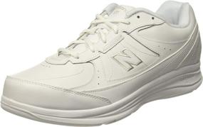 img 4 attached to Men's Athletic White Walking Shoes - New Balance MW577: Enhanced for Performance