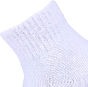 img 1 attached to 🧦 10 Pack Enerwear Unisex Kids Cotton Socks with Cushion Comfort - Crew, Lowcut, and Noshow Styles
