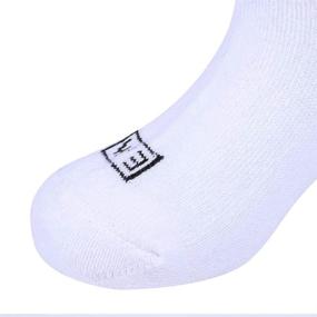 img 2 attached to 🧦 10 Pack Enerwear Unisex Kids Cotton Socks with Cushion Comfort - Crew, Lowcut, and Noshow Styles