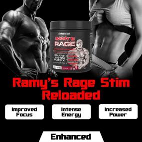 img 3 attached to Улучшенные лаборатории - Mr. Olympia 2020 Большая ярость STIM от Big Ramy - Вкус винограда 🏋️ - Стимулирующий препарат перед тренировкой для повышения фокуса, интенсивной энергии и увеличения силы - 30 порций.