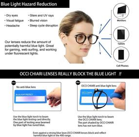 img 2 attached to 👓 OCCI CHIARI Progressive Multifocus Computer Reading Glasses - Blue Light Blocking Reader for Women and Men