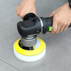 img 1 attached to 🚗 GALAX PRO 7A 6-inch Polisher with 6-Speed Dial, 2 Foam Pads for Car Sanding, Polishing, Waxing, Buffing