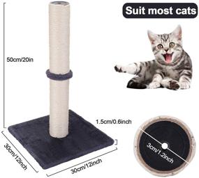 img 3 attached to 🐱 Enhance Your Cat's Playtime and Protect Your Furniture with the Pettom Cat Scratching Post