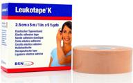 leukotape k - therapeutic kinesiology tape - 1 inch x 5.4 yard tan roll логотип