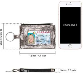 img 2 attached to Multi-functional Purse Wallet Change Pouch Keychain for Men: Stylish Accessories in Wallets, Card Cases & Money Organizers