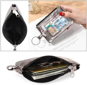 img 1 attached to Multi-functional Purse Wallet Change Pouch Keychain for Men: Stylish Accessories in Wallets, Card Cases & Money Organizers