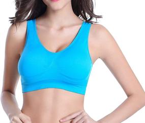 img 3 attached to Comfortable Women's Low-Impact Activity Sports Bra for Workouts and Sleeping