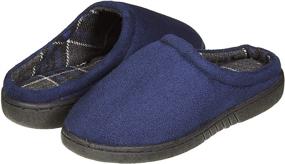 img 1 attached to 🛀 Boys' Micro Suede Plaid Clog Slippers by Skysole (Various Colors & Sizes)