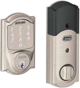 img 4 attached to 🔑 Satin Nickel Sense Smart Deadbolt with Camelot Trim - SCHLAGE BE479AA V CAM 619