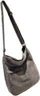 👜 corduroy crossbody bag: bobilike women's chic shoulder handbag for a fashionable school or work statement logo