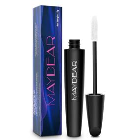 img 3 attached to 👁️ Maydear Waterproof Color Mascara: Longlasting, Smudge-Proof & Voluminous for Charming Eyes – White, 3.5 Ounce