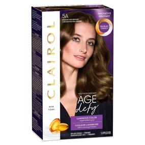 img 3 attached to 👩 Инструменты для окрашивания волос Clairol Age Defy: Достигните потрясающих результатов среднего пепельно-коричневого оттенка