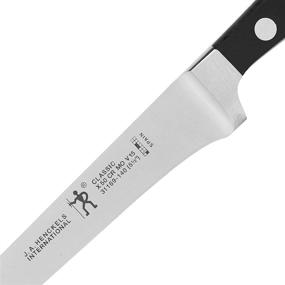 img 2 attached to 🔪 HENCKELS 5.5-inch Classic Boning Knife - Black Stainless Steel