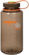 environmentally-friendly nalgene sustain tritan bpa-free water bottle: 32 oz, wide mouth, made with 50% plastic waste material logo