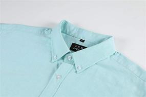 img 2 attached to 👔 Men's Clothing: Regular Sleeve Oxford Shirts by PSM