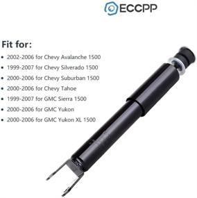 img 2 attached to 🚗 ECCPP Front Shocks Absorbers for Chevy Tahoe, Avalanche 1500, Silverado 1500, GMC Sierra 1500, Suburban 1500 & Yukon XL 1500 - Quality Upgrade!