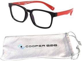 img 3 attached to 👓 COOPER 608 Kids Blue Light Blocking Glasses: Shielding Children Ages 3-12 from Harmful Screen Reading UV Rays