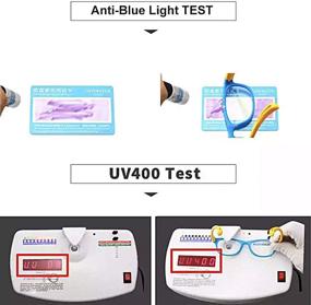 img 2 attached to 👓 COOPER 608 Kids Blue Light Blocking Glasses: Shielding Children Ages 3-12 from Harmful Screen Reading UV Rays