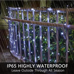 img 1 attached to YIQU White Super-Long Extendable String Lights - 95FT with 240 LED on Green Wire, Plug-in Lights for Christmas Tree, Bedroom, Party Decorations, Wedding, Garden (Cool White)