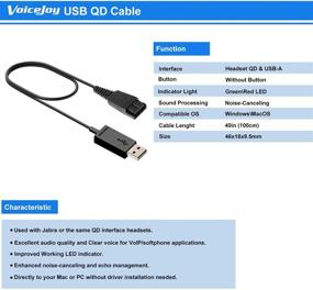 img 3 attached to «🔌 Увеличение подключения: Jabra GN гарнитура быстро разъединяется к USB-плагу QD-адаптер кабеля»