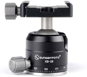 img 4 attached to 📷 SunwayFoto XB-28: Compact Low-Profile Palm-Size Ballhead with Screw-Knob Clamp