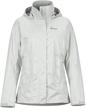 marmot womens precip¿ jacket platinum women's clothing in coats, jackets & vests logo