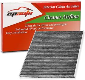 img 2 attached to EPAuto CP173 (CF11173) Premium Flexible Cabin Air Filter with Activated Carbon - Nissan Replacement