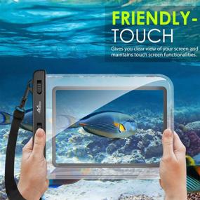 img 3 attached to 📱 MoKo Waterproof Tablet Case – Ultimate Protection for iPad, iPad Mini, iPad Air, iPad Pro, Galaxy Tab, and More – Up to 12