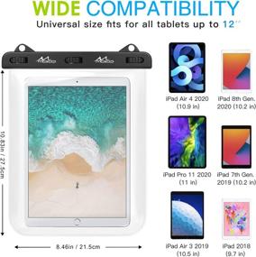 img 2 attached to 📱 MoKo Waterproof Tablet Case – Ultimate Protection for iPad, iPad Mini, iPad Air, iPad Pro, Galaxy Tab, and More – Up to 12