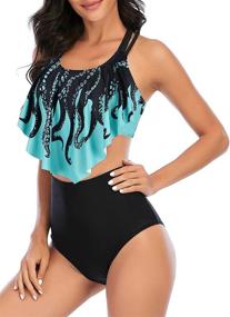 img 2 attached to Tankini Bathing Swimwear Swimsuits Swimming