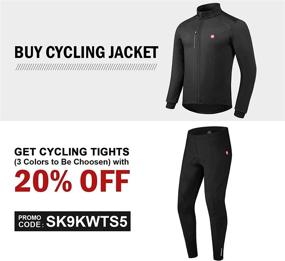 img 1 attached to Przewalski Thermal Cycling Softshell Windbreaker Sports & Fitness and Cycling