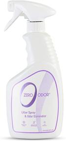 img 2 attached to Zero Odor – Litter Odor Eliminator: Permanently Eliminate Litter Odors Using the Best Patented Molecular Technology - Pet Safe &amp; Works on all Types of Litter, 16oz (Over 400 Sprays)