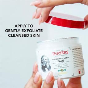 img 1 attached to THAYERS Alcohol-Free Witch Hazel Blemish 🌿 Clearing Pads: 60-Pad Pack for Effective Skincare