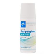 medline msc095010 med spa roll on antiperspirant/deodorant: effective 1.5 oz sweat control solution logo