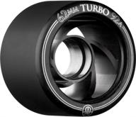 🏎️ enhance your speed and performance with rollerbones turbo 92a speed/derby wheels - set of 8 with aluminum hub logo