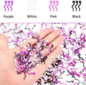 img 2 attached to 🎉 Zomiboo 75 g Bachelorette Party Confetti - Colorful Table Scatter for Bridal Shower and Bachelorette Party Decoration Supplies