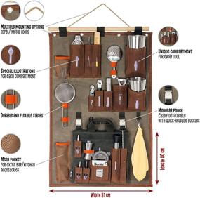 img 3 attached to Bartender Organizer Professional Organiser Bartending