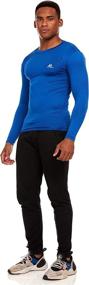 img 4 attached to 🔎 Optimized Search: Russell Athletics Compression Long Sleeve Top for Men