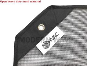img 2 attached to Premium Central Air Conditioner Cover - 36 x 36 - Top Universal Outdoor AC Cover Defender - Modern Wave Design (Mesh, 36x36)