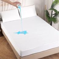 🛏️ full size waterproof mattress protector cover – washable mattress encasement pad with breathable noiseless technology for kids, adults, and pets – 54"x75 logo