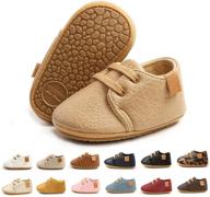 👟 bebarfer toddler baby shoes, unisex infant moccasins with anti-slip sole, newborn oxford loafers sneakers for wedding, uniform dress, first walking crib shoes logo