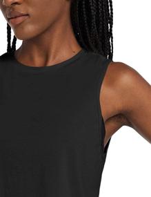 img 2 attached to Quick Dry Gym Yoga Shirts - BALEAF Women's Crop Tank Tops for Workout, Cute and Cropped Muscle Tops