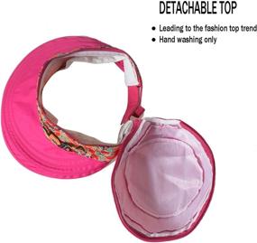 img 1 attached to 👒 Stay Stylish & Protected with WITERY Floppy Summer UPF50+ Foldable Sun Beach Hats for Women