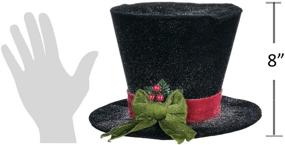 img 1 attached to Enhance your Holiday Decor with Sullivans Decorative Snowman Top Hat