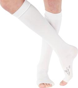 img 4 attached to 🧦 Premium American-Made Medical Grade Compression Socks: Absolute Support 10-20mmHg