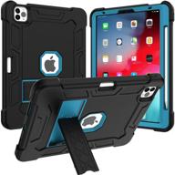 📱 protective heavy duty ipad air 4 case 2020 - shockproof rugged hybrid cover with kickstand logo