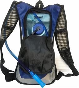 img 2 attached to Sapo de Sport - Hydration Backpack with 2L Water Bladder for Hiking, Running, and Cycling, Suitable for Kids, Men, and Women